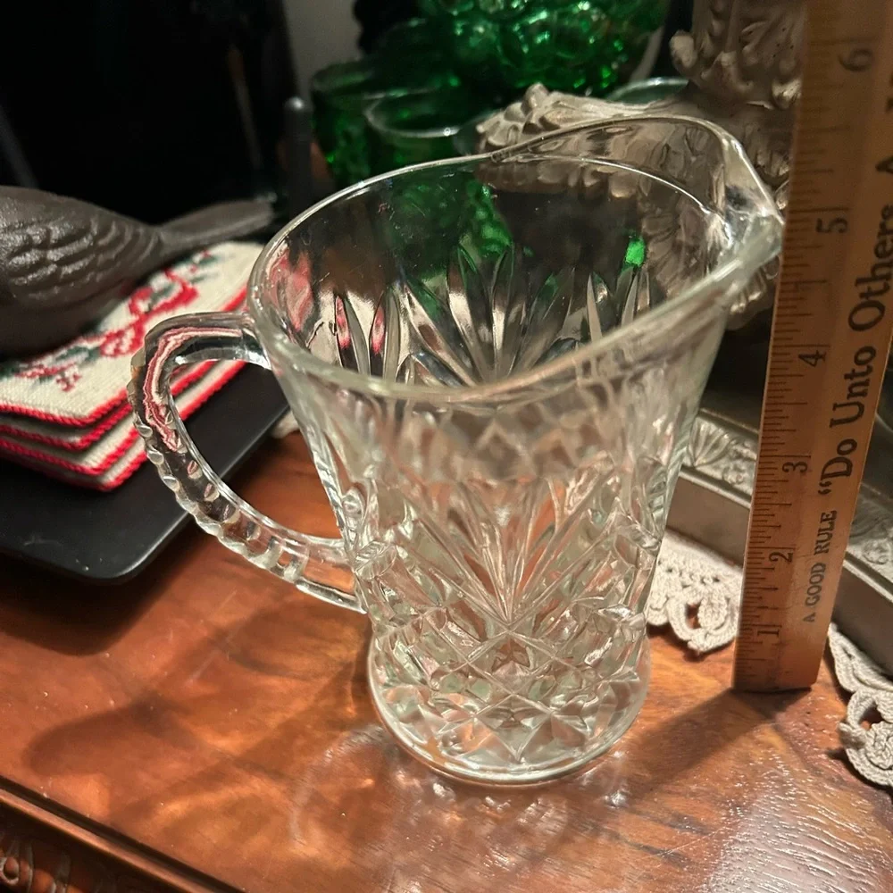 Vintage Crystal Pitcher